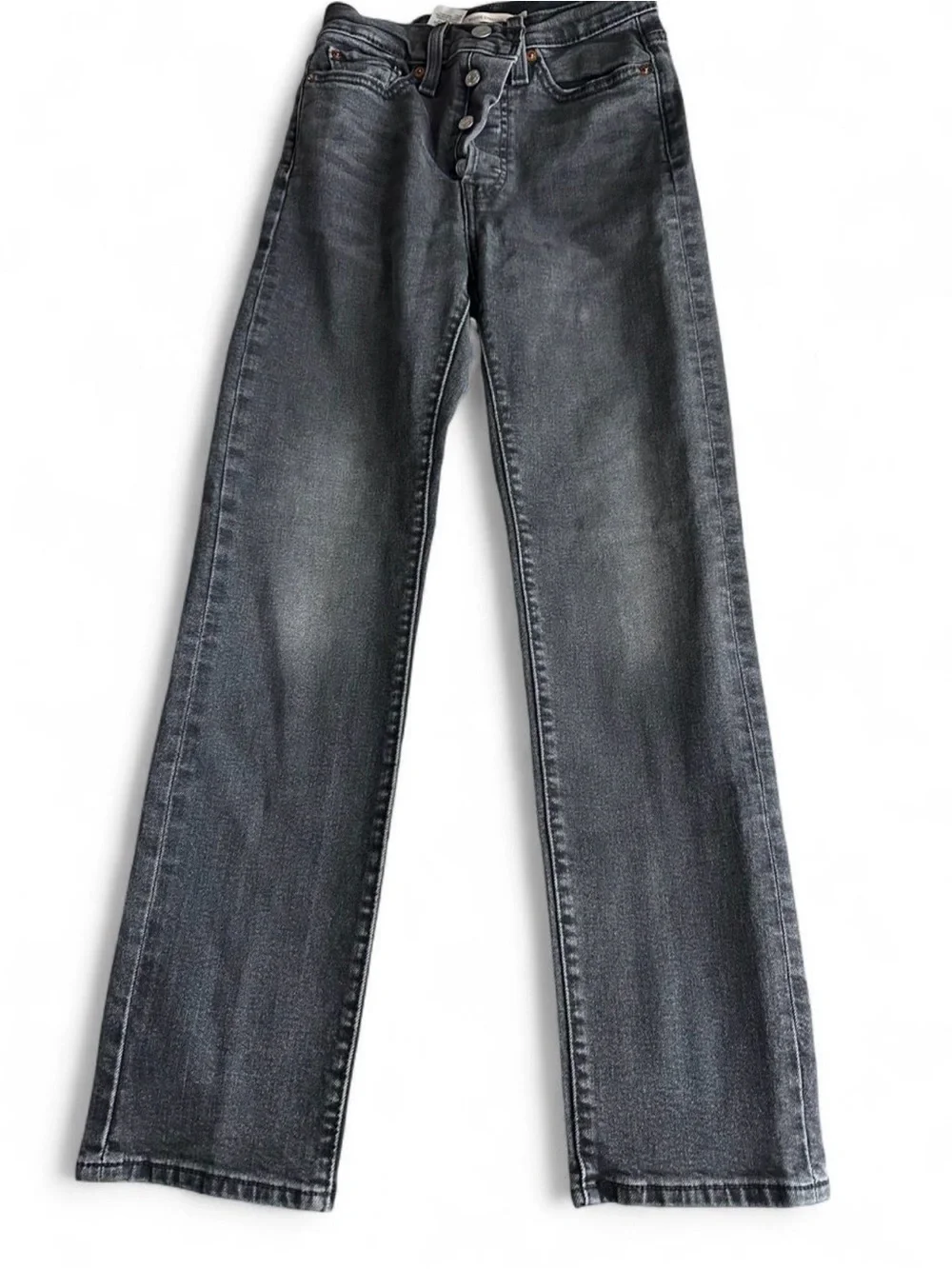 Levi's Black Straight Fit Jeans